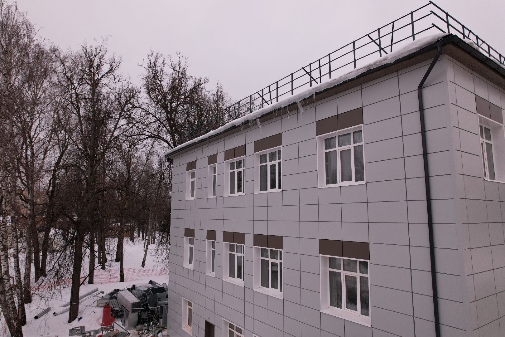 видео с коптера, ремонт, больница, ступино,