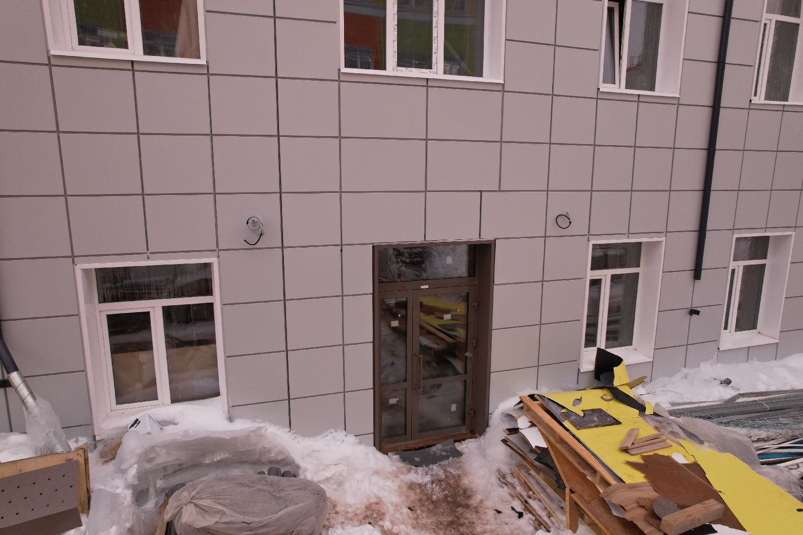 видео с коптера, ремонт, больница, ступино,