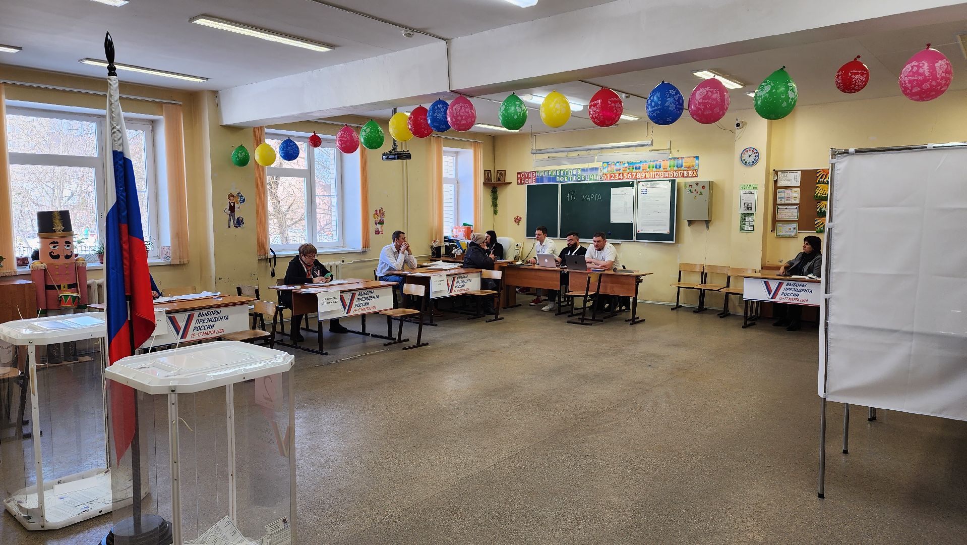 выборы президента 2024, голосование 2024, УИК 658, Михаил Осянин, ТИК Жуковский, Юрий Баранов,