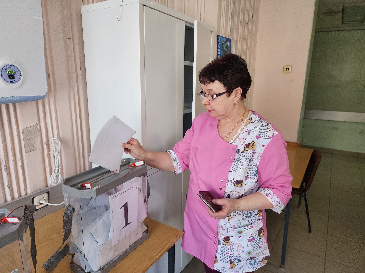 красноармейск, г.о. пушкинский, выборы президента рф, медики голосуют,