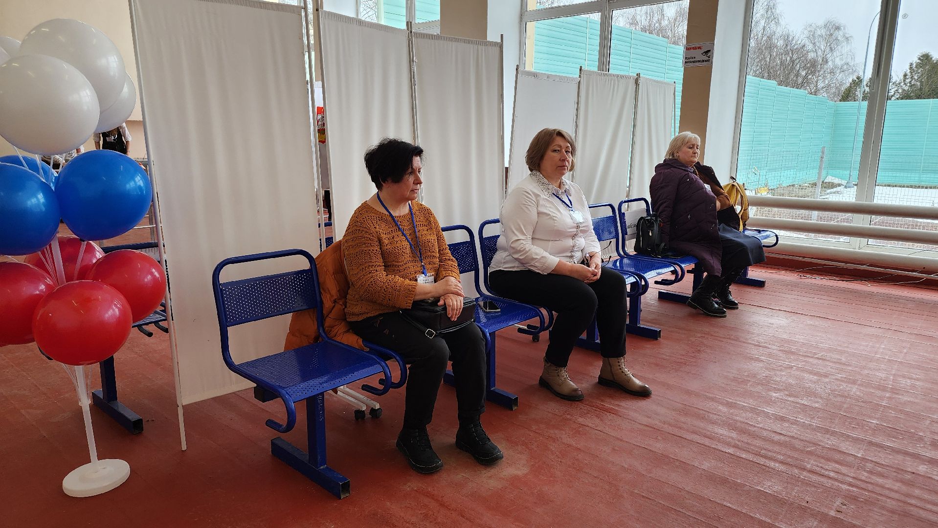 кашира, спортклуб кашира, активное долголетие, Татьяна Борзых, выборы президента, голосование 2024, скандинавская ходьба,