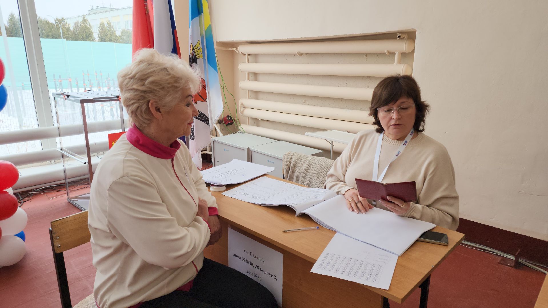 кашира, спортклуб кашира, активное долголетие, Татьяна Борзых, выборы президента, голосование 2024, скандинавская ходьба,