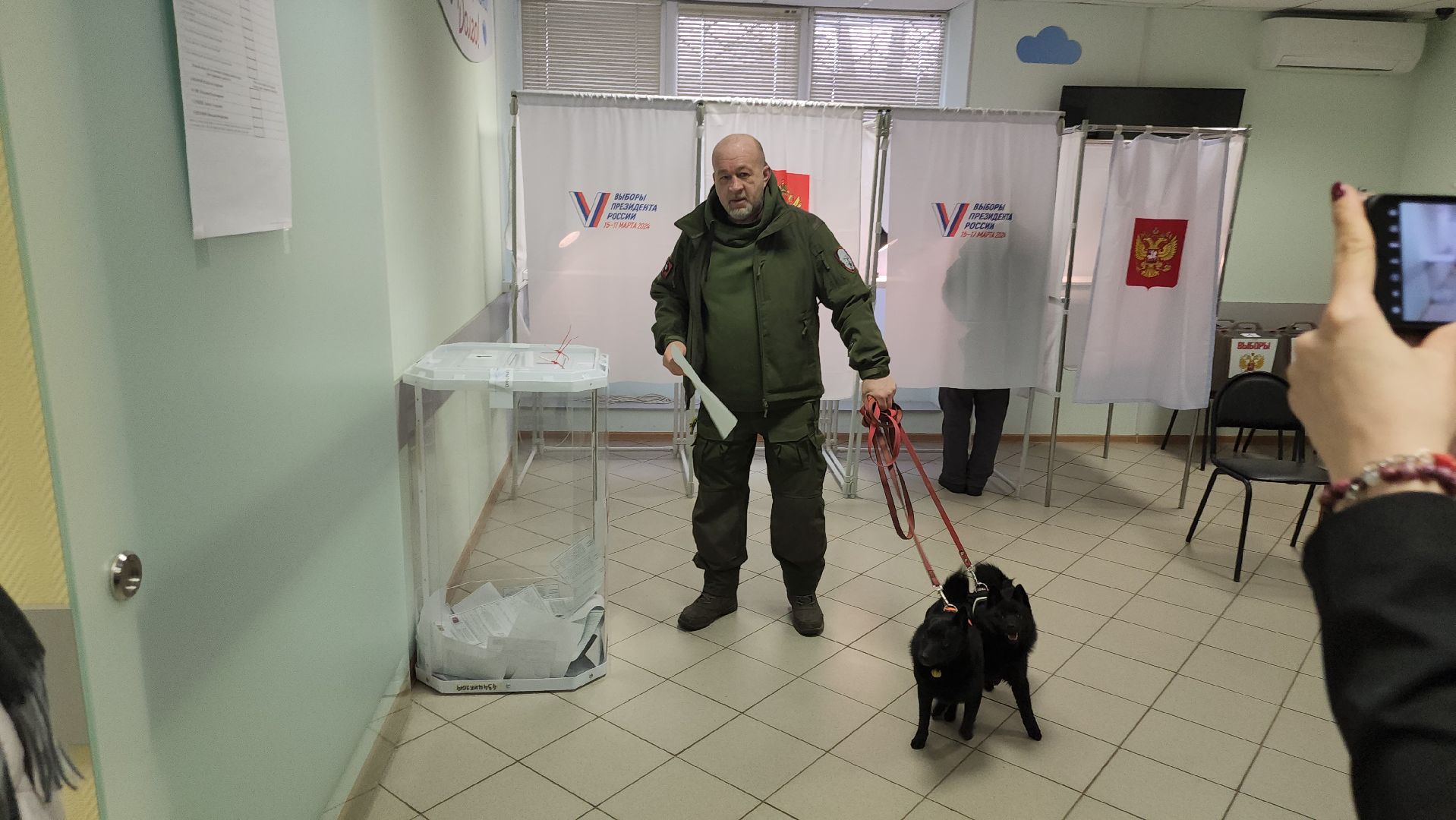 долгопрудный, выборы президента 2024, кинологи, овчарки шипперке,