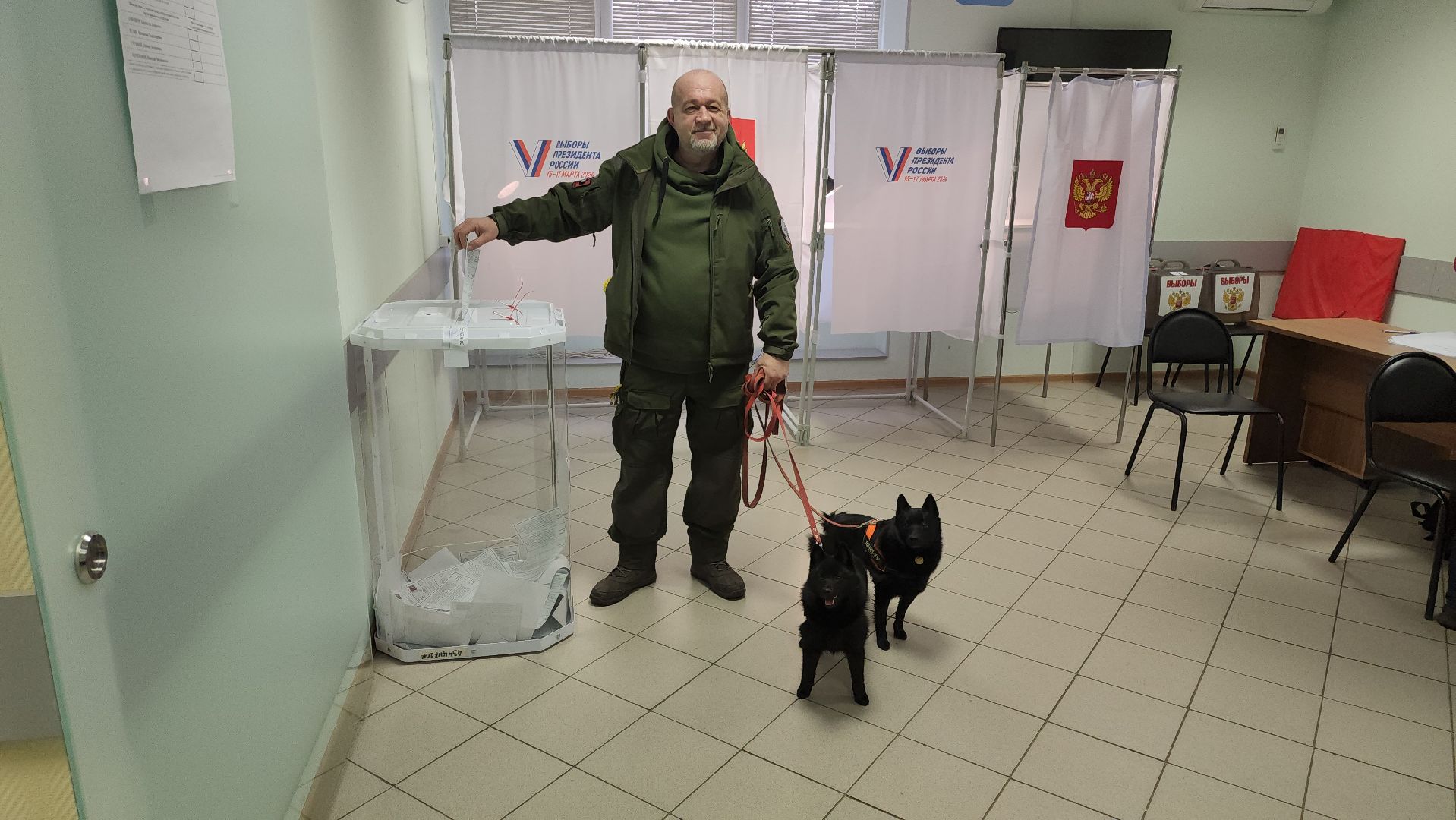 долгопрудный, выборы президента 2024, кинологи, овчарки шипперке,