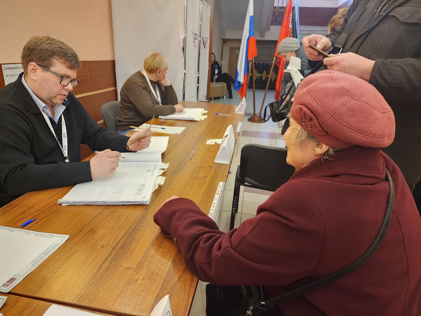 пушкино, выборы президента 2024, ветеран труда, голосование 2024,