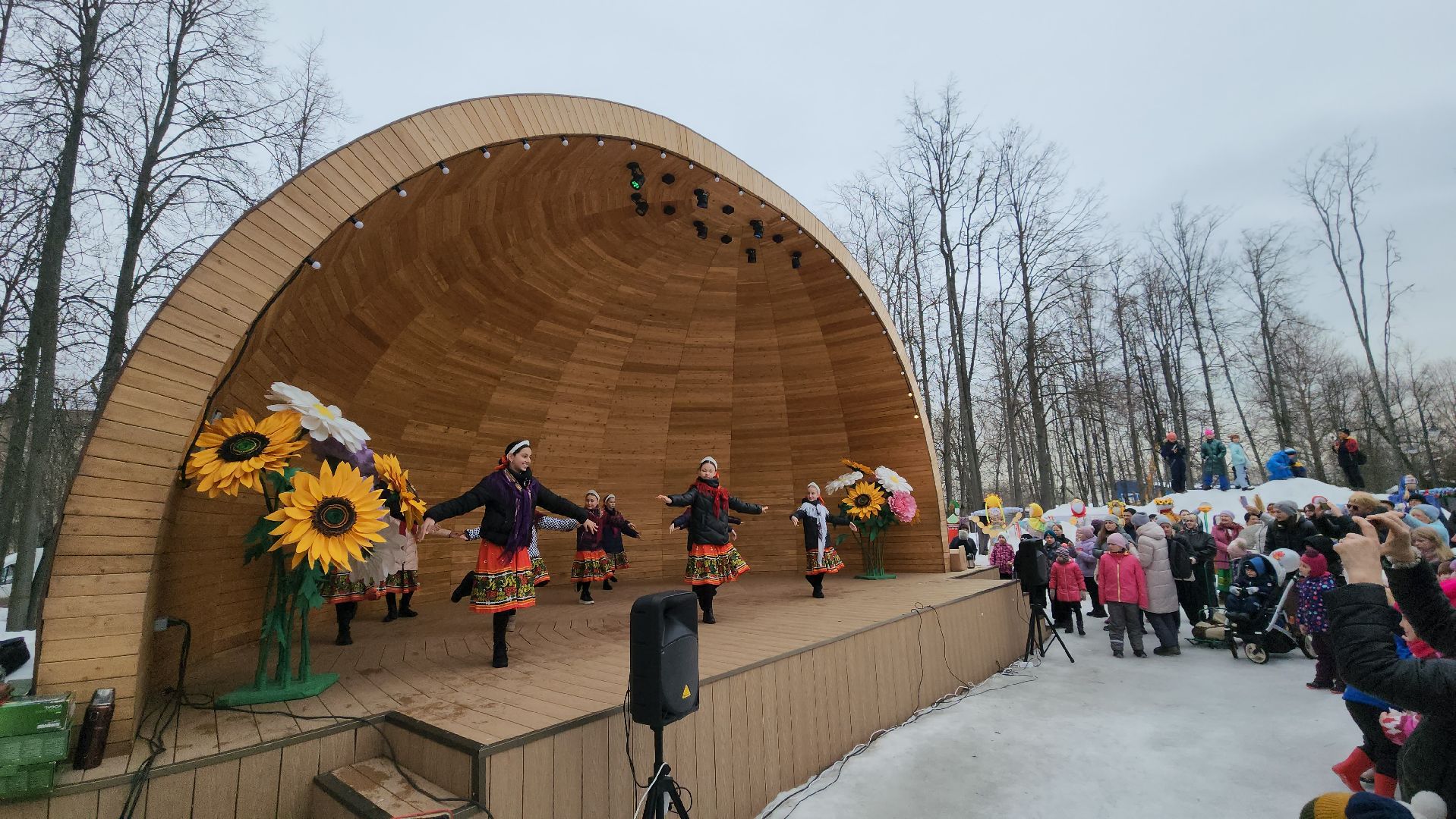 масленица, праздник, Парк, лобня,