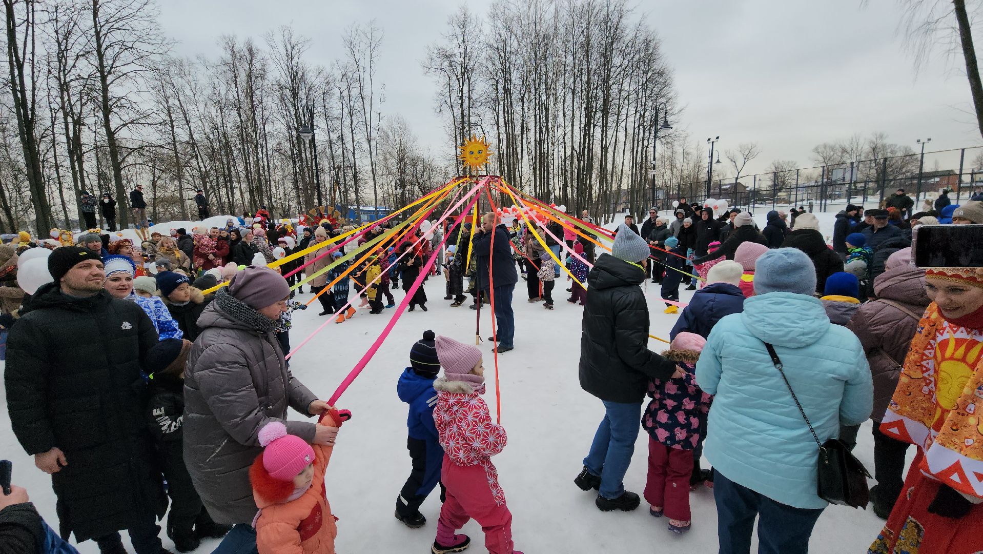 масленица, праздник, Парк, лобня,