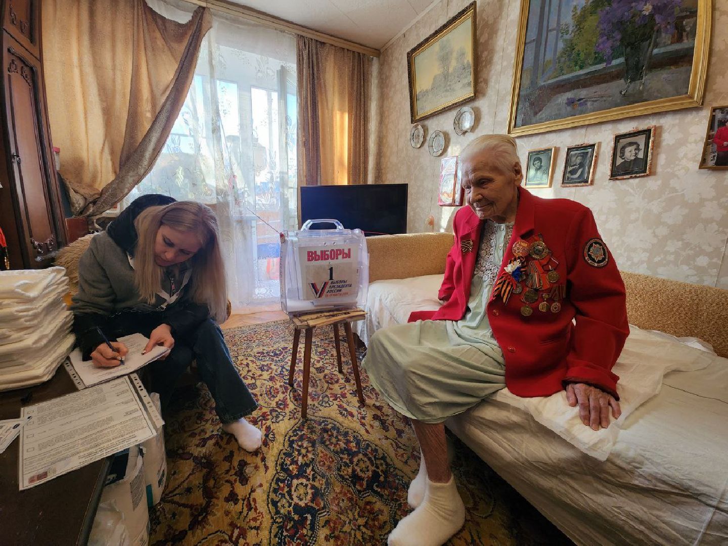 можайск, можайский городской округ, подмосковье, ветеран, голосование, президент, выборы 2024, голосование на дому, выборы, выборы президента, выборы президента 2024, выборы президента россии,