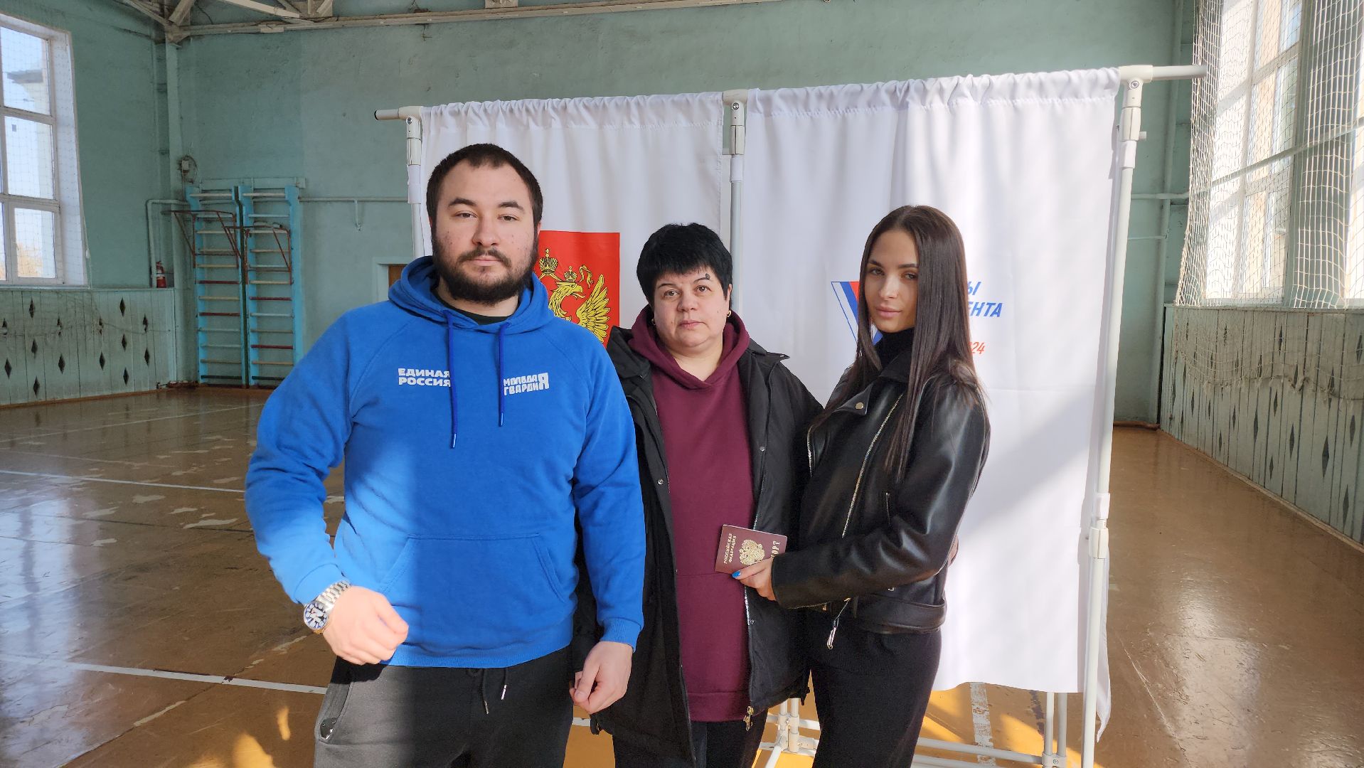 кашира, выборы президента, голосование 2024, стадион спартак, участник сво, семья участника сво,