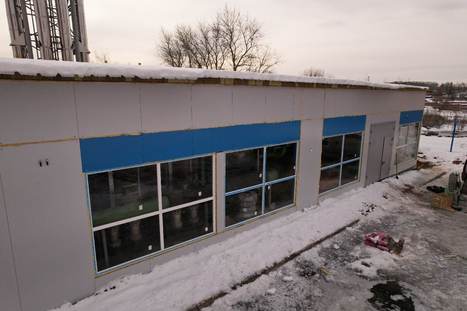 видео с коптера, клин, котельная, жкх,