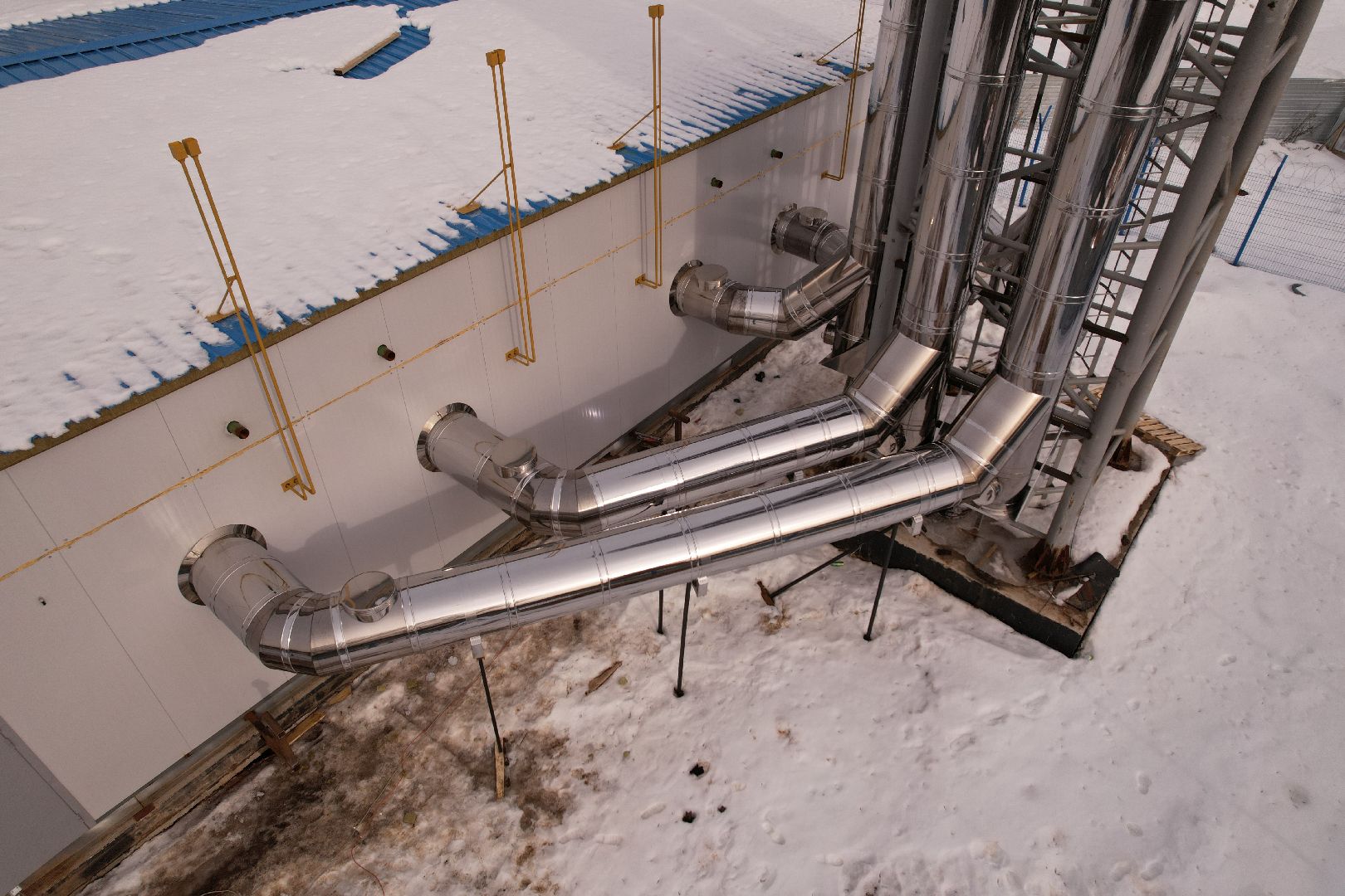 видео с коптера, клин, котельная, жкх,