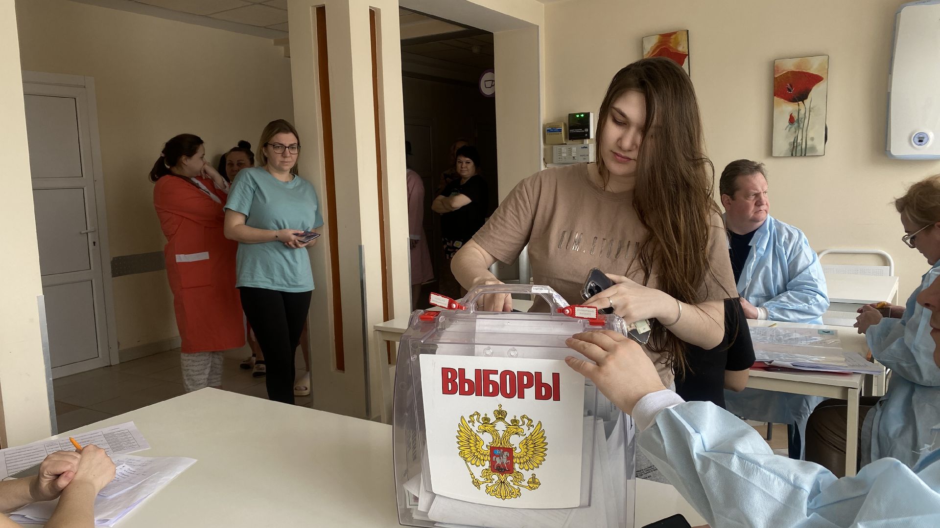 выборы 2024, перинатальный центр, избирательная комиссия, выездная избирательная комиссия, выборы президента россии,