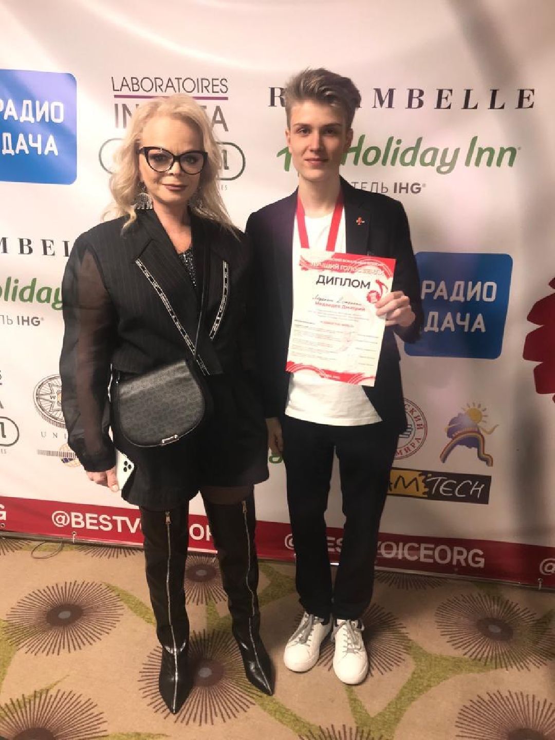 Краснознаменск, Дмитрий Медведев, певец, победитель, конкурсы, пение, трек, Елена Плотникова