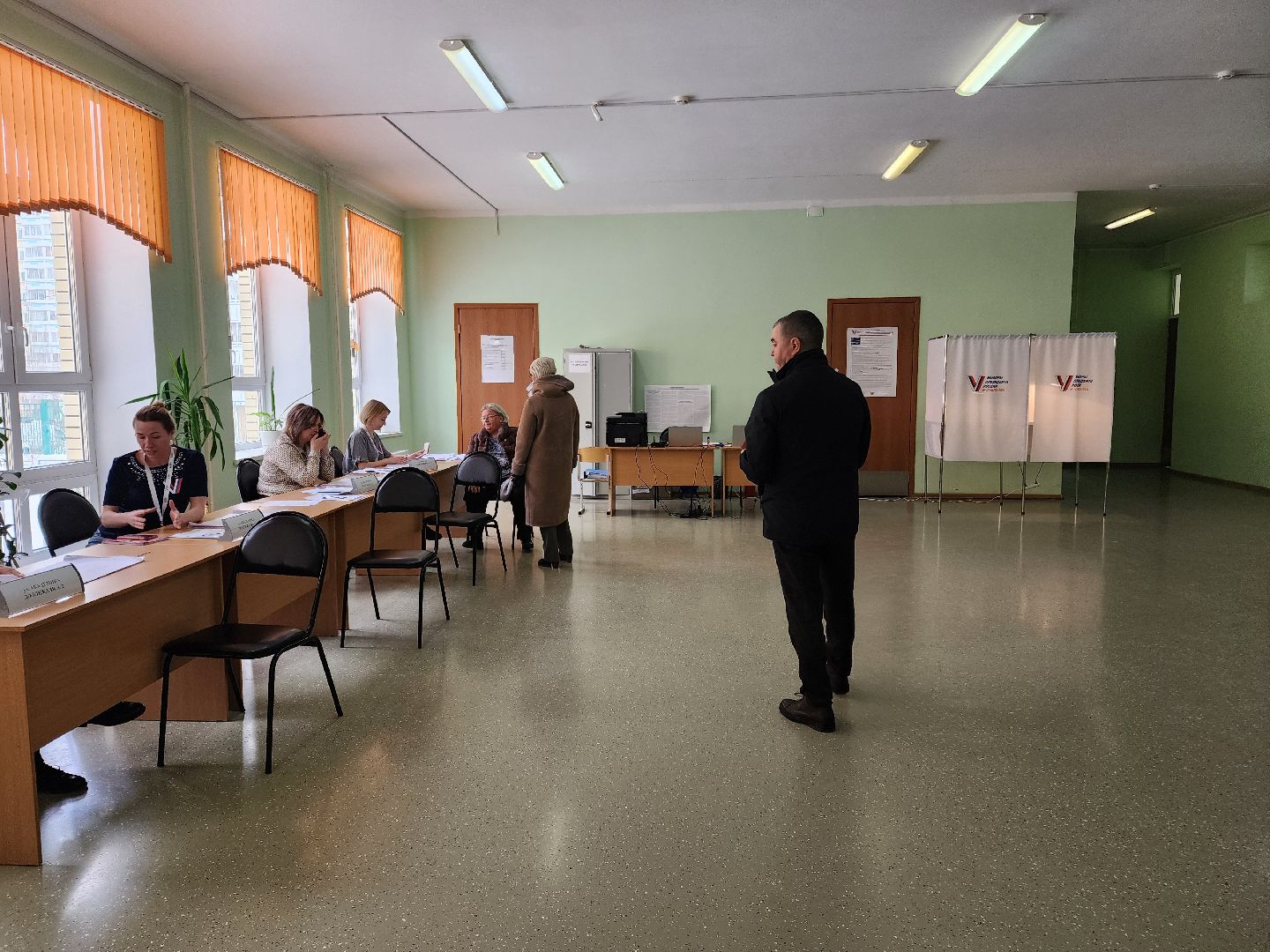 Подольск, выборы президента 2024, голосование, избирательный участок,