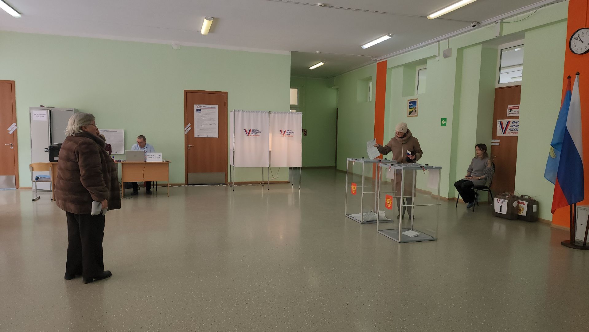 Подольск, выборы президента 2024, голосование, избирательный участок,