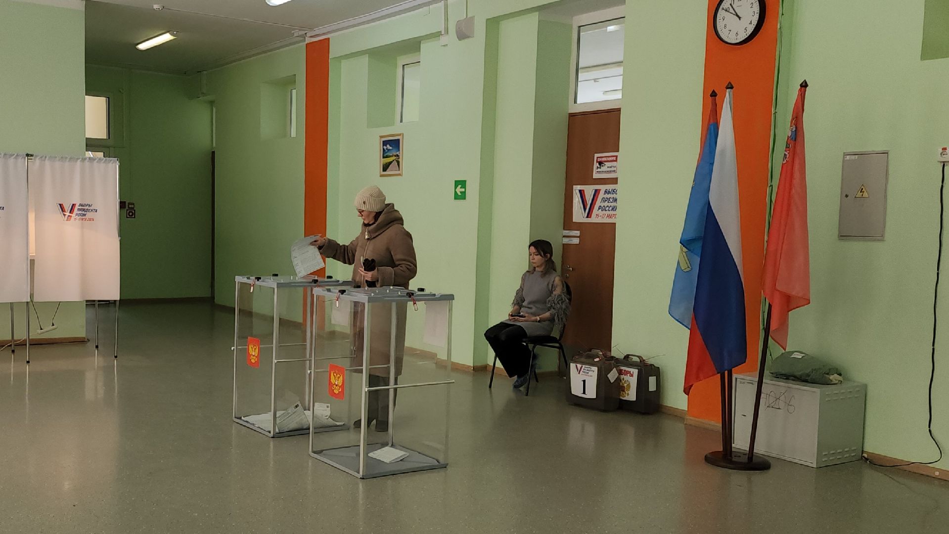 Подольск, выборы президента 2024, голосование, избирательный участок,