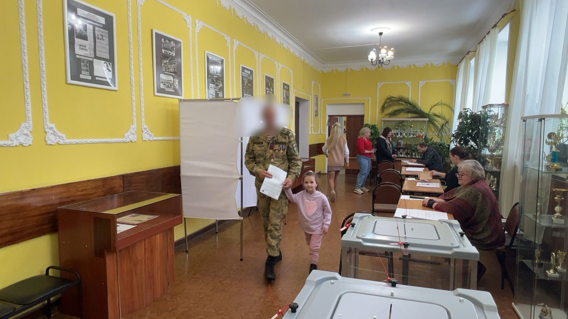 Солнечногорск, Голосование, выборы президента 2024, боец сво, избирательный участок,