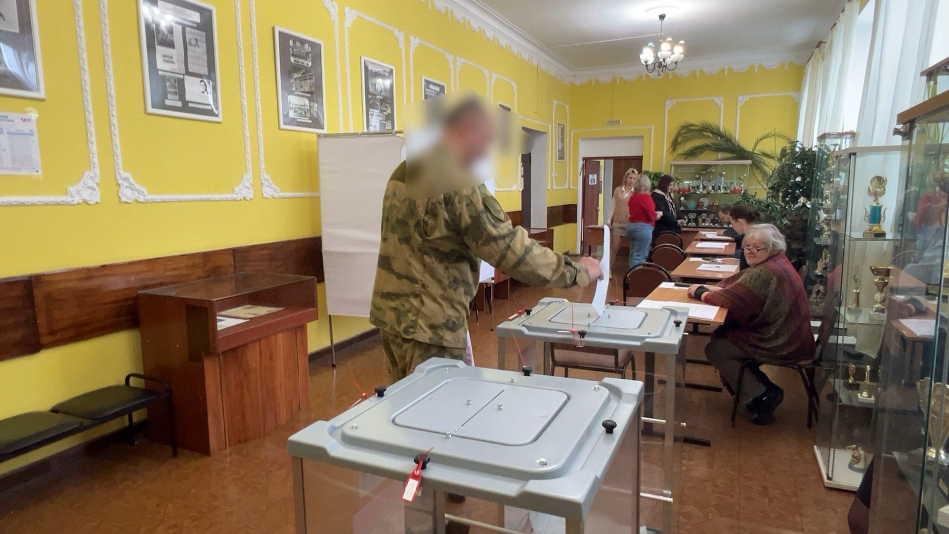 Солнечногорск, Голосование, выборы президента 2024, боец сво, избирательный участок,