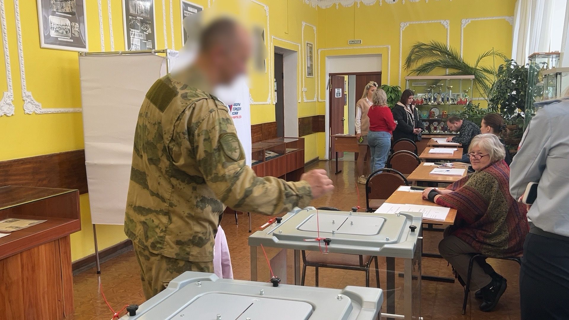 Солнечногорск, Голосование, выборы президента 2024, боец сво, избирательный участок,