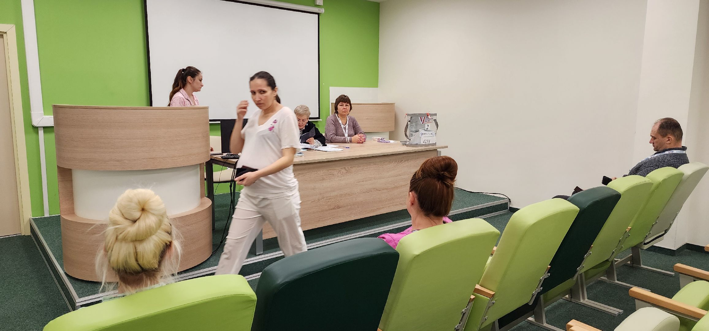 раменское, выборы 2024, голосование в центре материнства и детства в раменском,