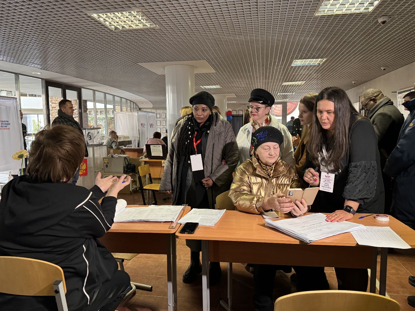 Одинцово, Иностранные наблюдатели, выборы президента 2024,