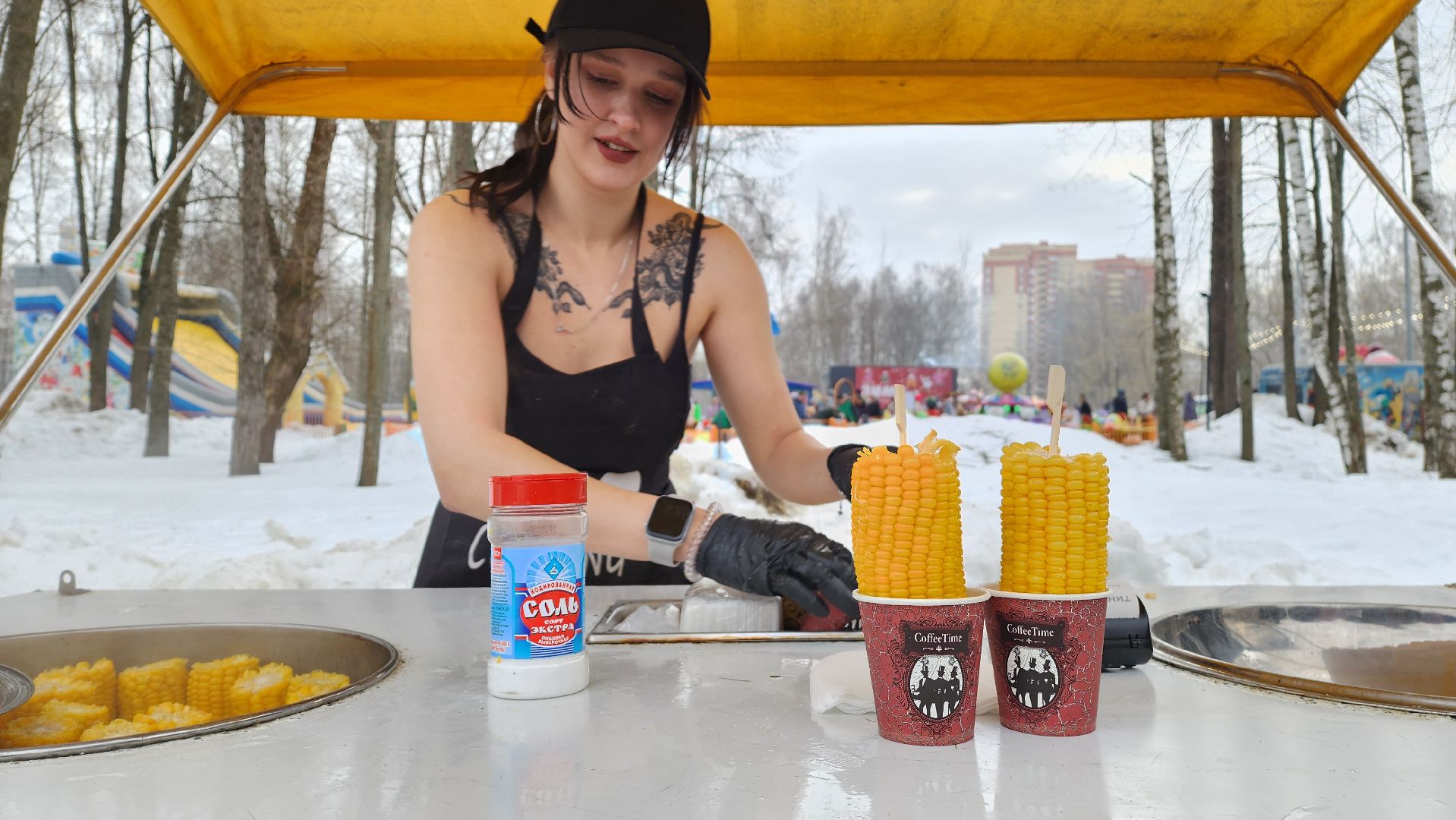 Подмосковье, Городской округ Пушкинский, Ивантеевка, Масленица, Парки подмосковья,