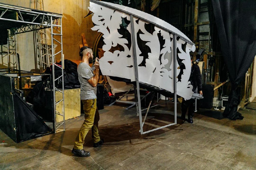 Театр, Орехово-Зуево, Заголовацкий, Зимний театр, закулисье, прадник