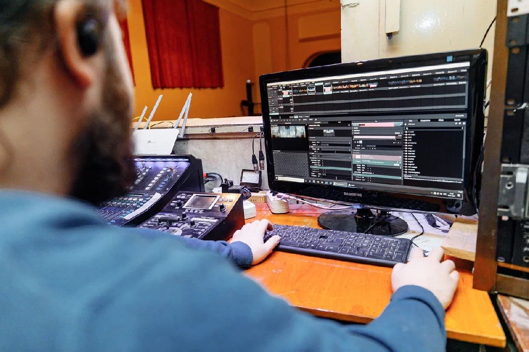 Театр, Орехово-Зуево, Заголовацкий, Зимний театр, закулисье, прадник