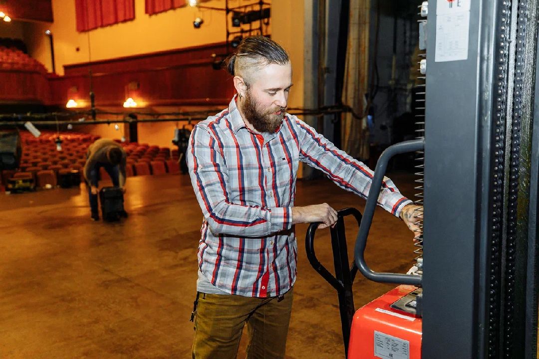 Театр, Орехово-Зуево, Заголовацкий, Зимний театр, закулисье, прадник