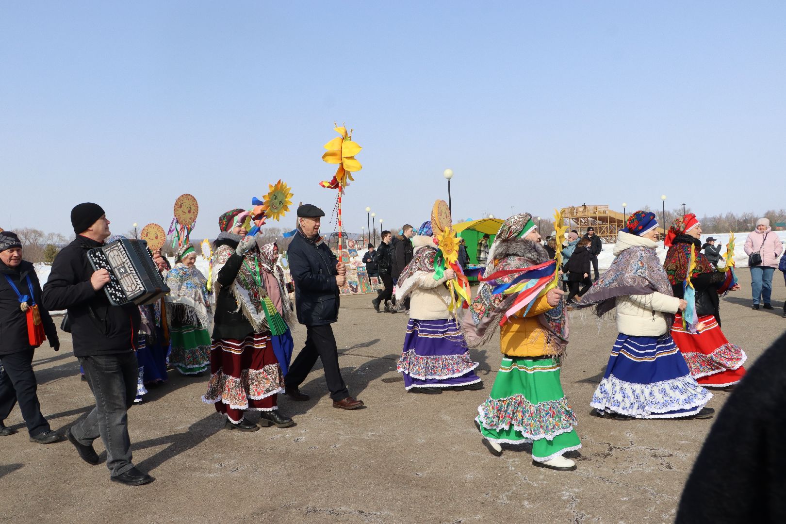 Серебряные Пруды, ПКиО Серебряный, парк Серебряный, Широкая Масленица, столб с подарками, масленичный столб, Узуново,