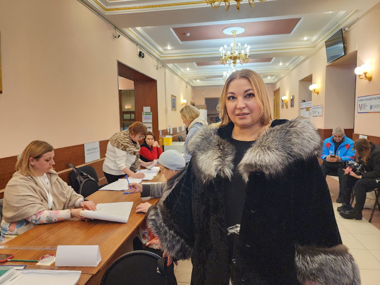 пушкино, выборы президента 2024, ансамбль, голосование 2024,