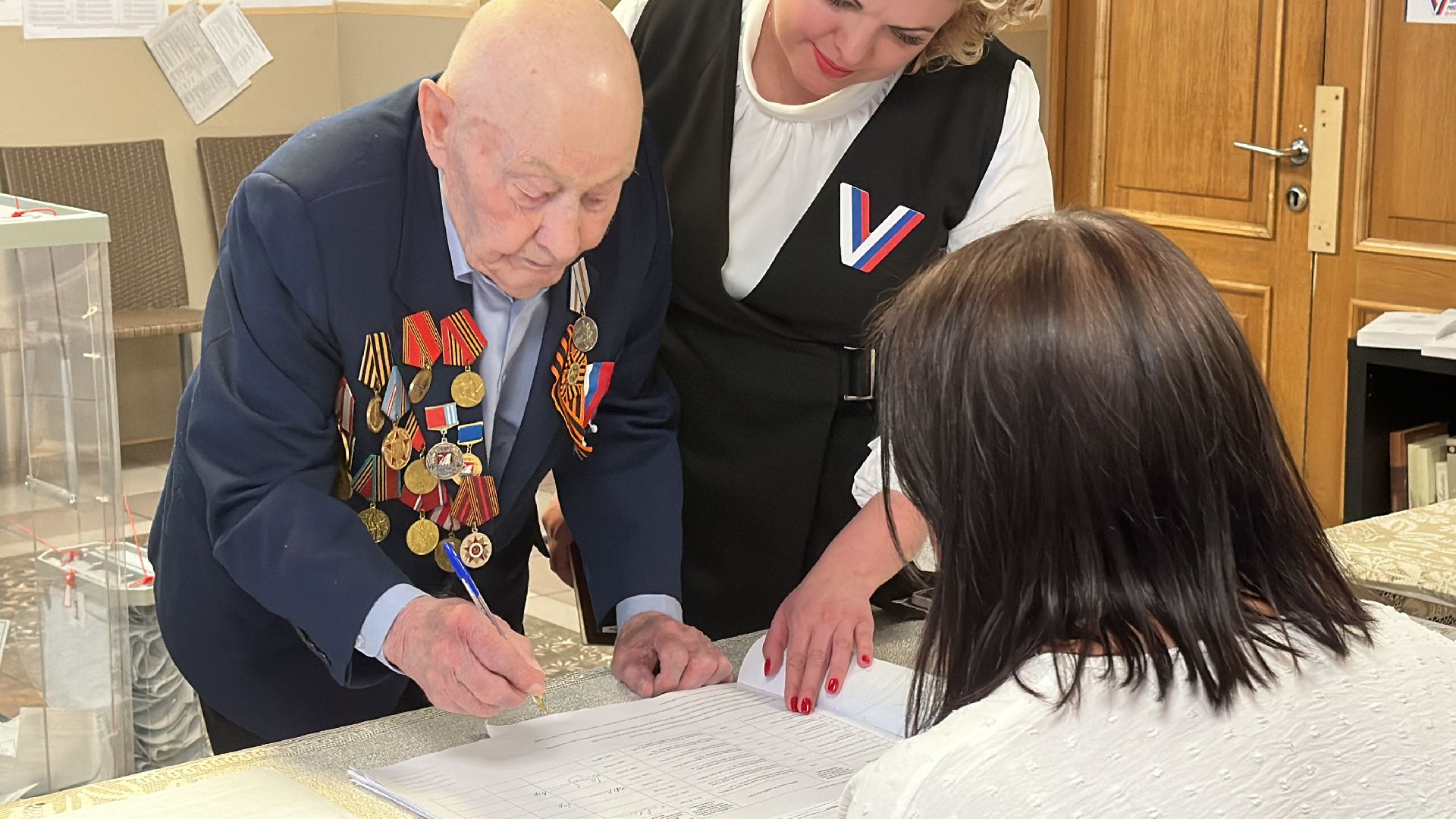 Клин, общество, выборы, выборы президента 2024, ветераны, голосование,