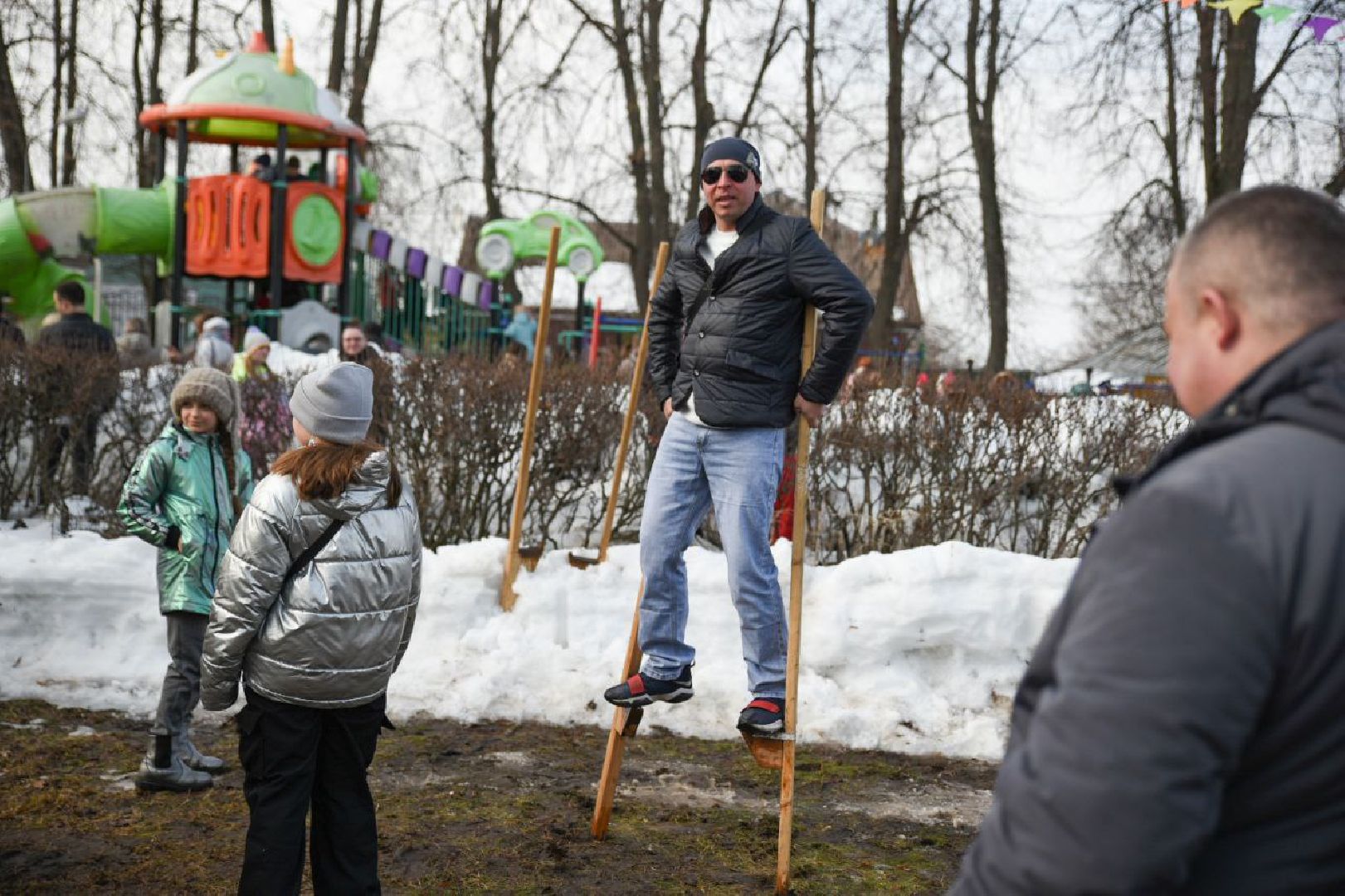 Бронницы, Масленица, Парк ракушка, Масленичные гуляния,