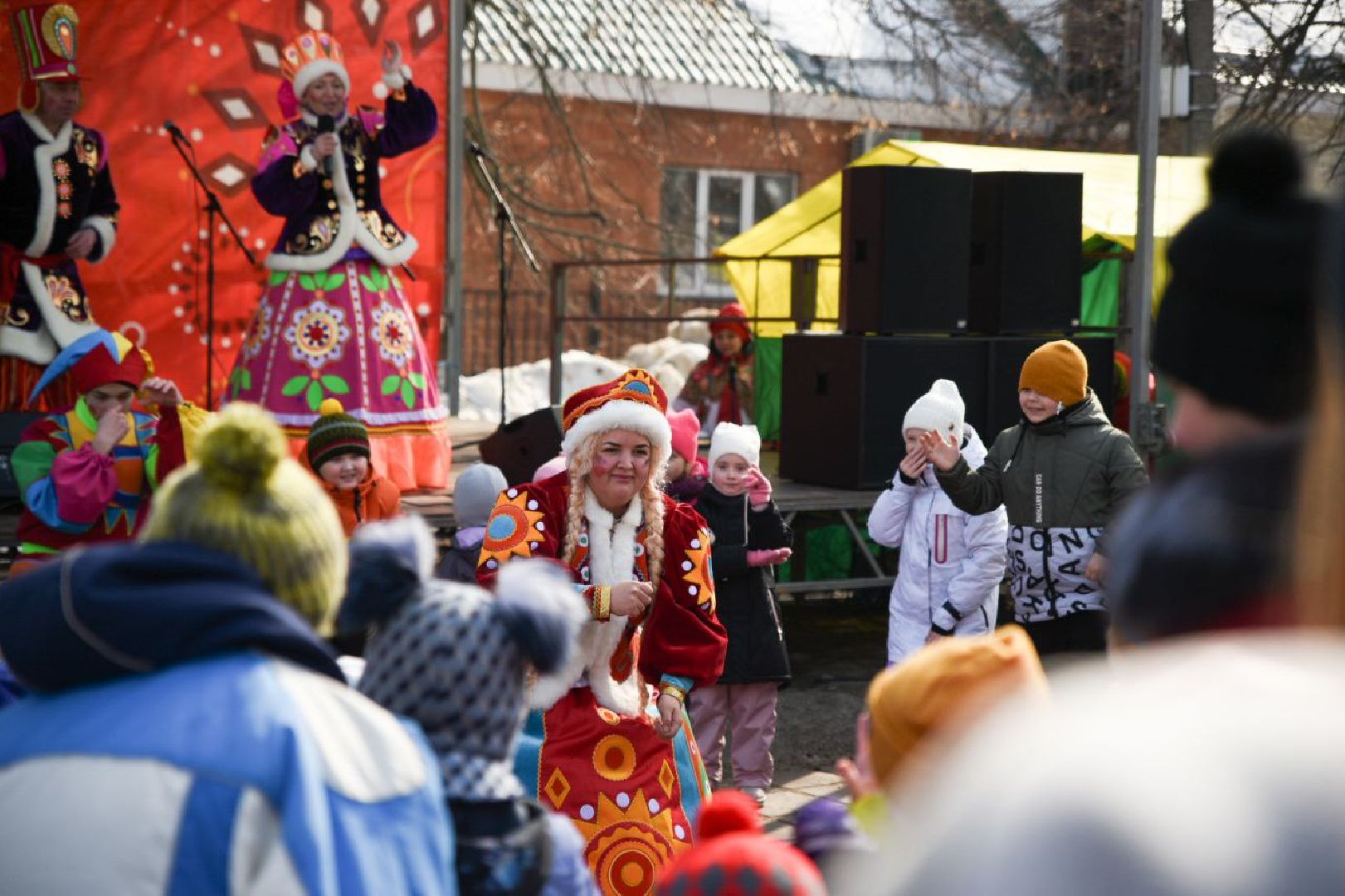 Бронницы, Масленица, Парк ракушка, Масленичные гуляния,