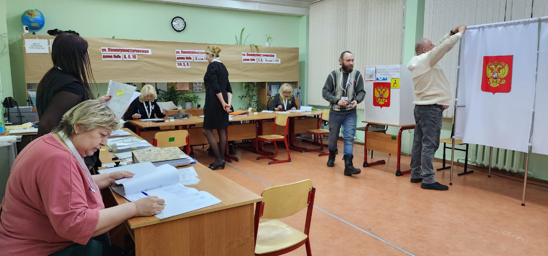 раменское, выборы 2024, закрытие избирательных участков,