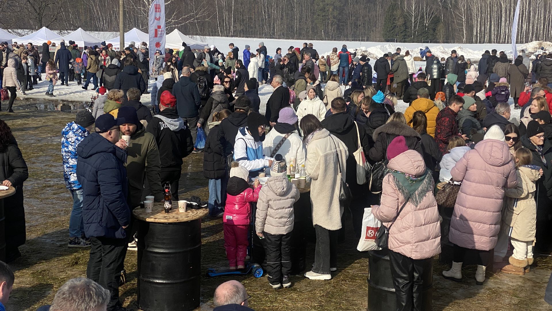 масленица, горки ленинские, самое высокое чучело, ленинский городской округ, блины,