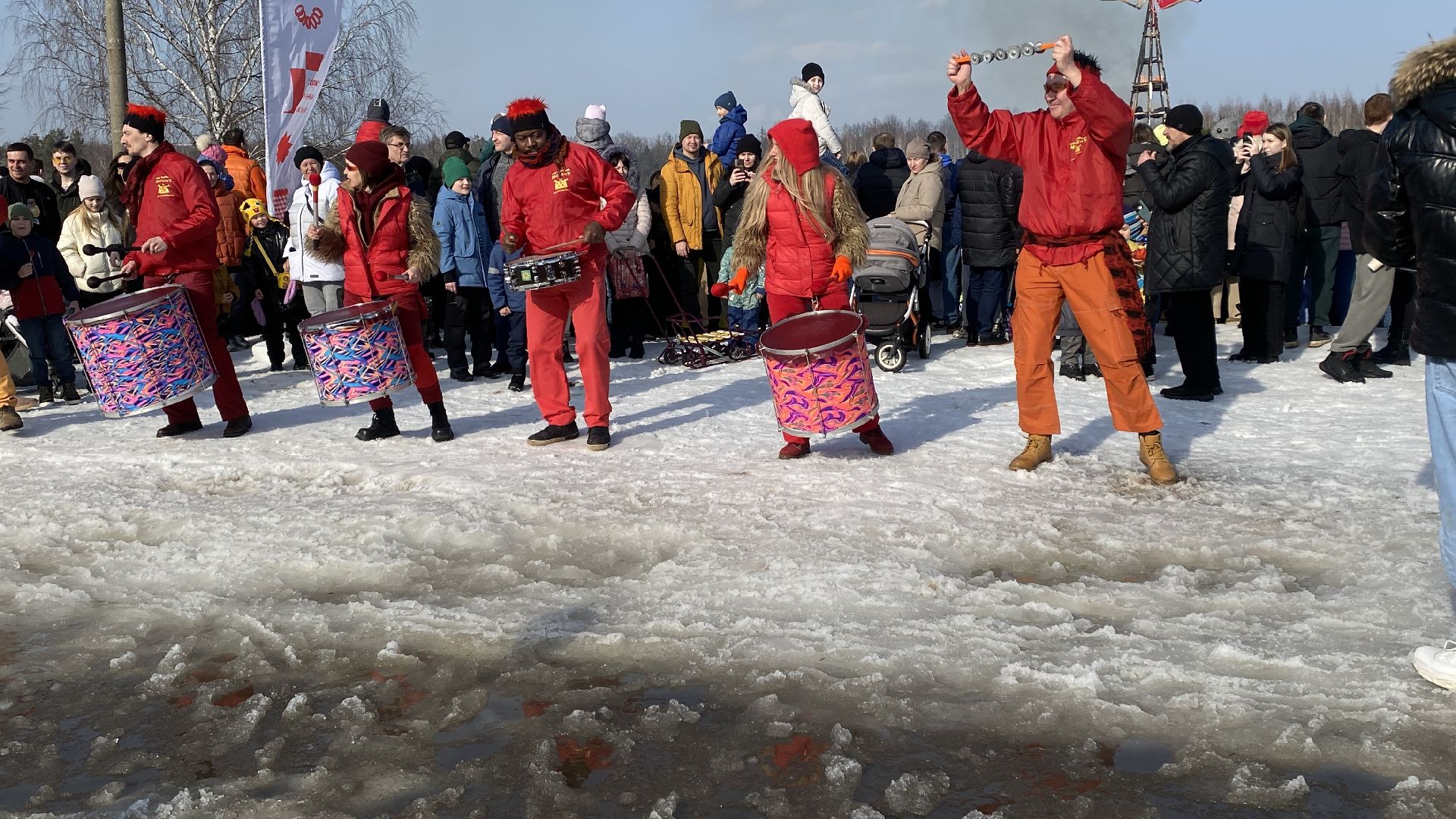 масленица, горки ленинские, самое высокое чучело, ленинский городской округ, блины,