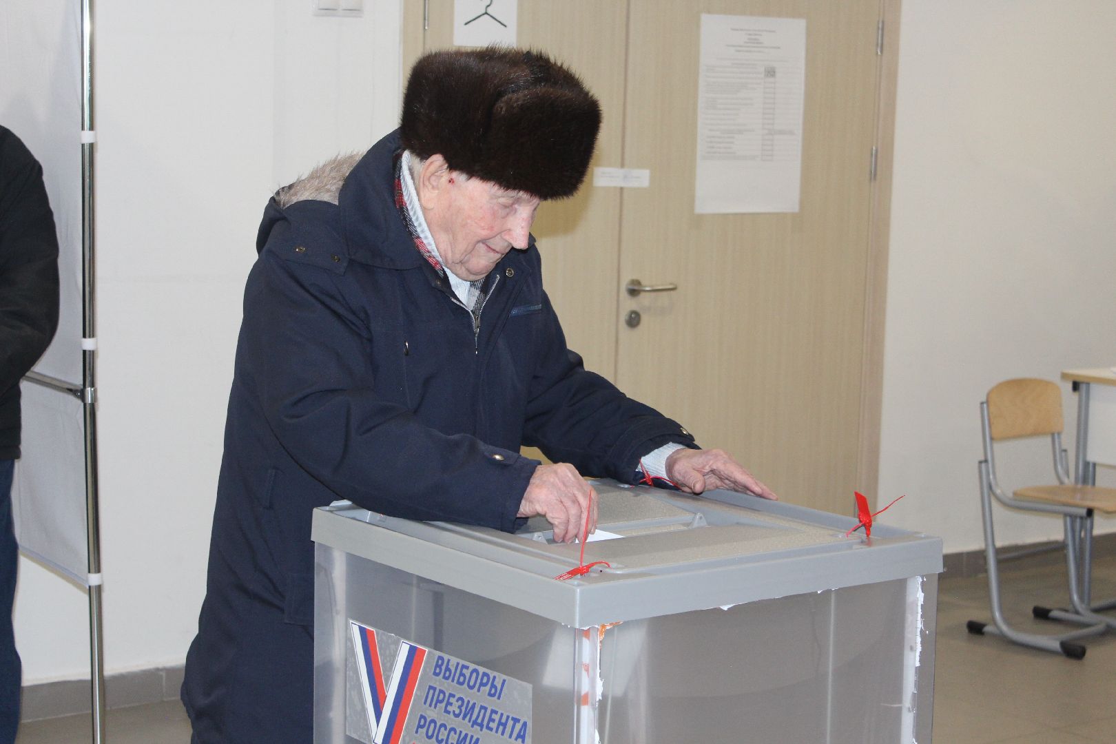 голосование, фрязино, ветеран вов, выборы президента,