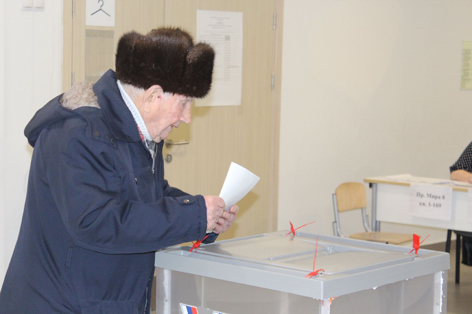 голосование, фрязино, ветеран вов, выборы президента,