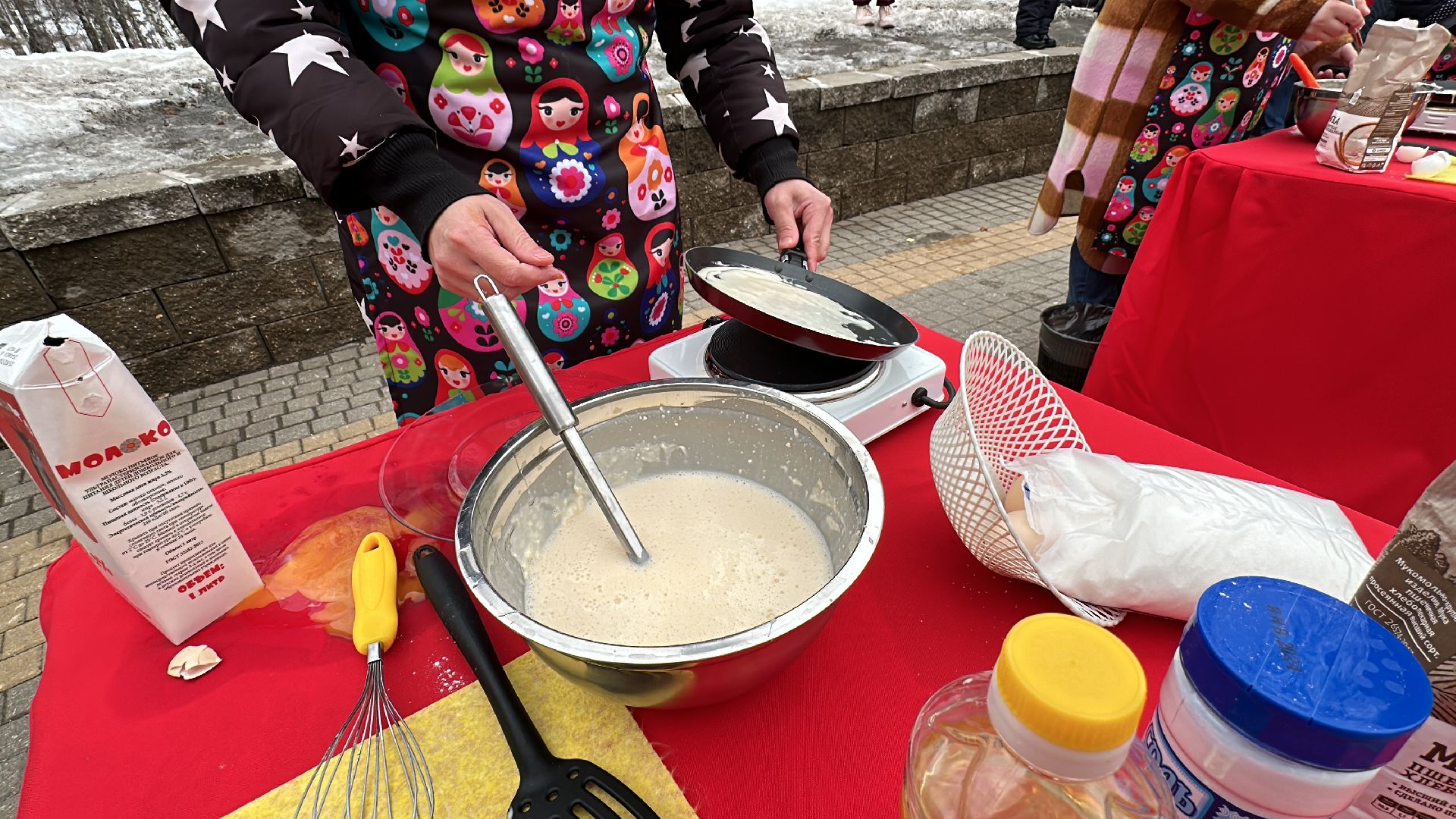 Клин, общество, конкурс блинов, блины, Масленица, культура, фестивали,