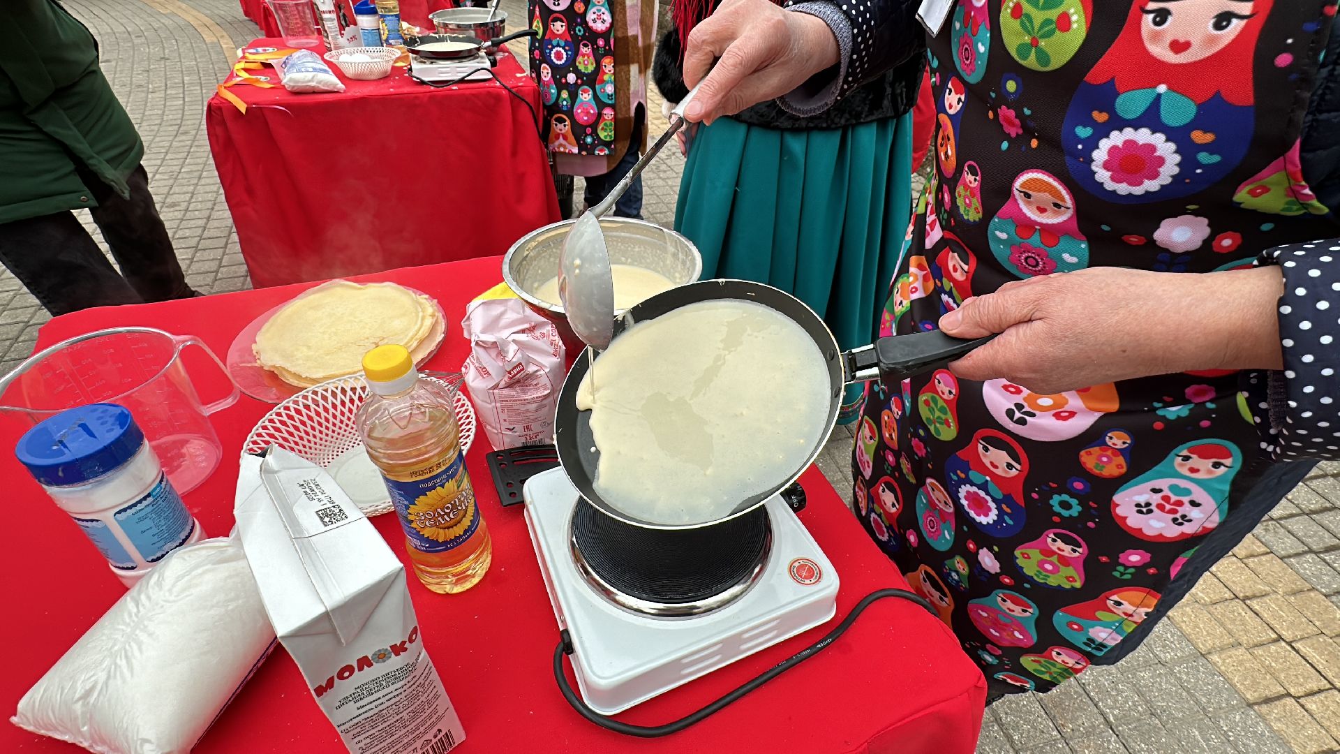 Клин, общество, конкурс блинов, блины, Масленица, культура, фестивали,