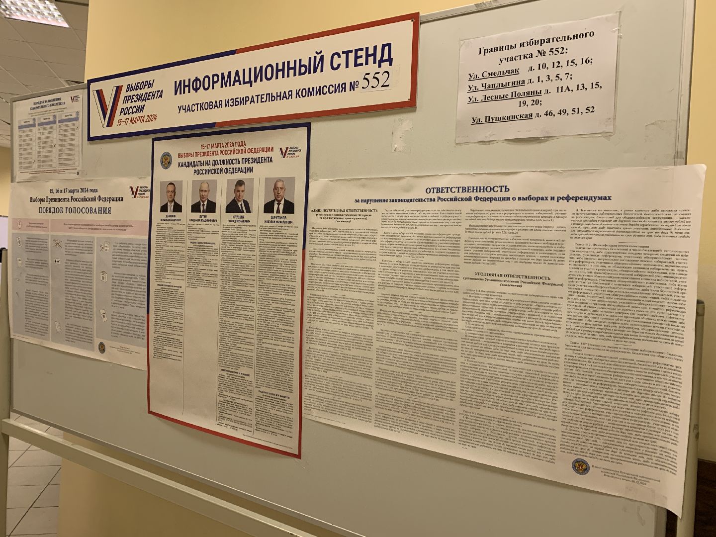 Балашиха, Подмосковье, выборы президента россии,