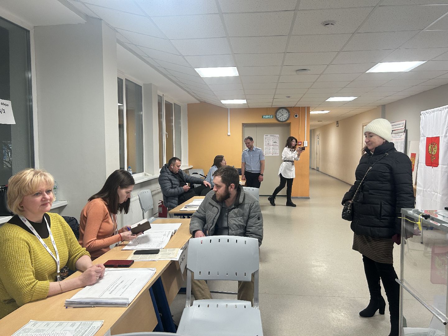 голосование, выборы президента, фрязино,