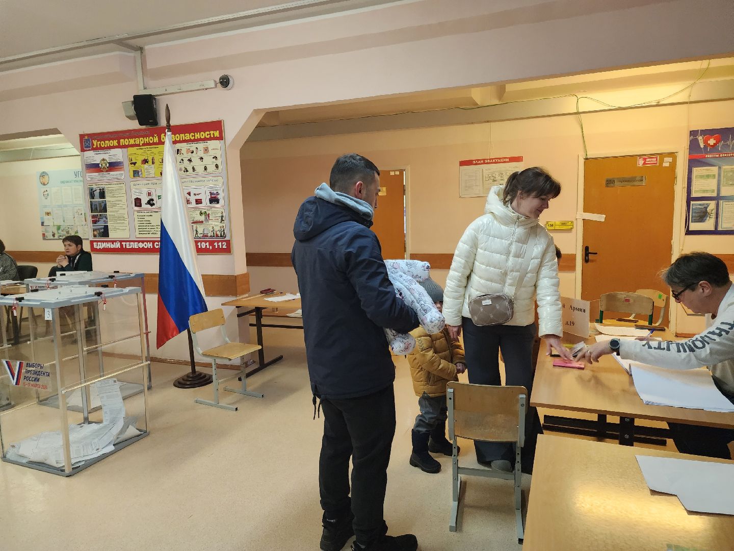 Подольск, выборы, многодетная семья, голосование,