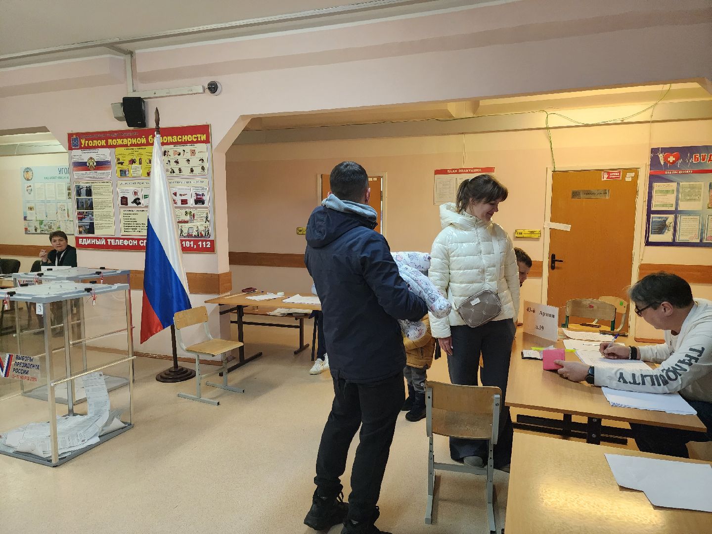 Подольск, выборы, многодетная семья, голосование,