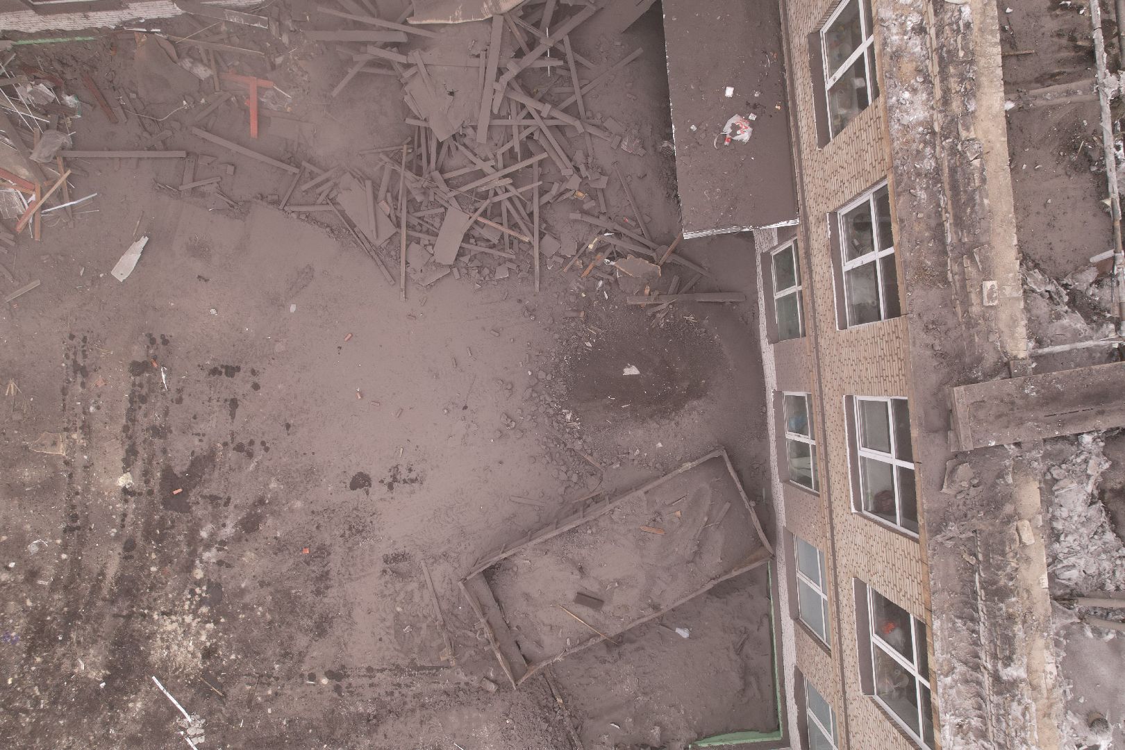 видео с коптера, школа,