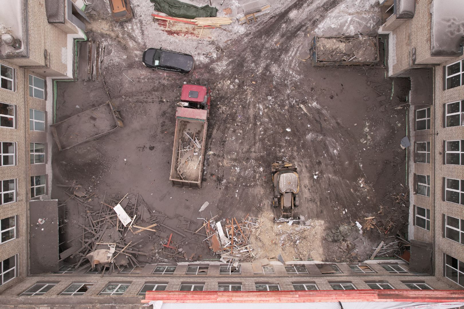 видео с коптера, школа,