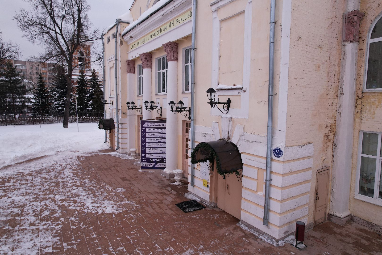 видео с коптера, пушкино, школа,