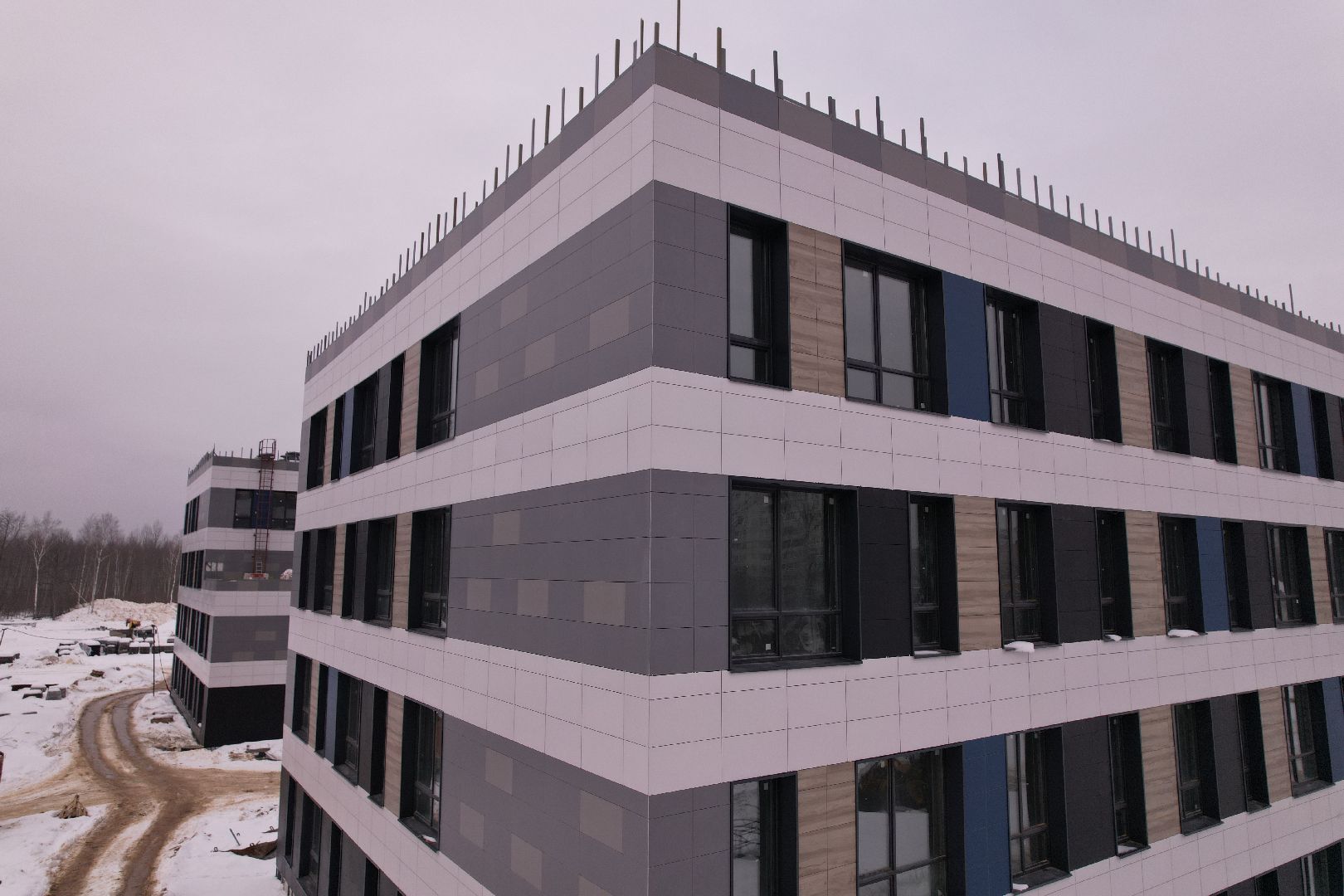 видео с коптера, школа, ступино,