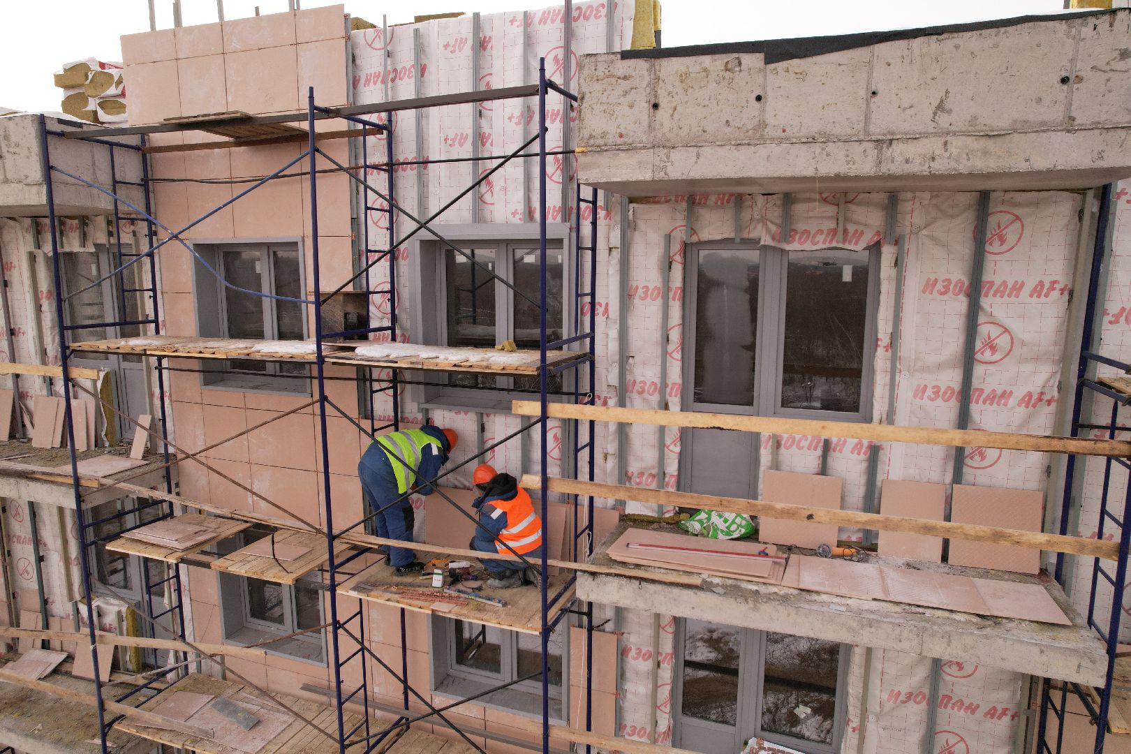 видео с коптера, дом, Клин,